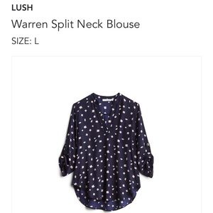Lush blouse NWT